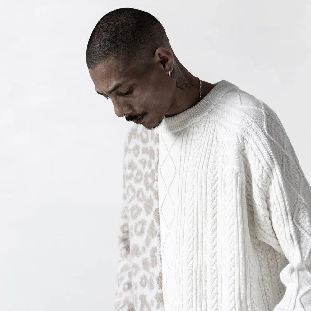 Cheetah Blocked Sweater - STAMPD - VENTURER