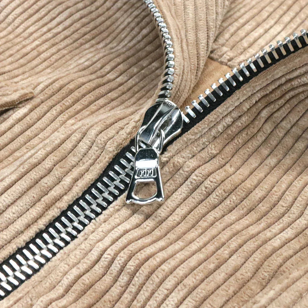 Corduroy Zip Shirt - ASKYURSELF - VENTURER