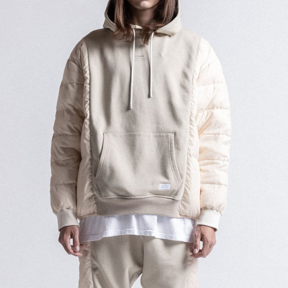 Stacked Puffer Hoodie