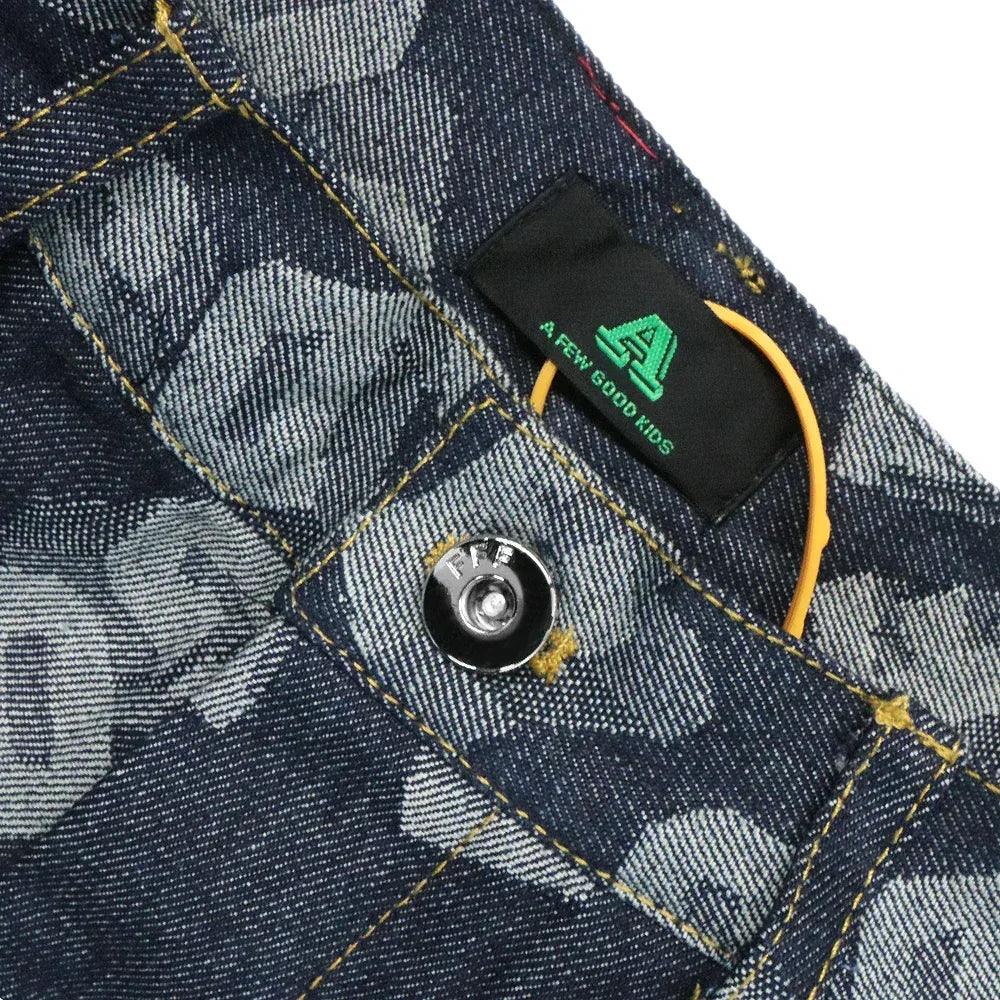 All Over Logo Denim Pants - A FEW GOOD KIDS - VENTURER