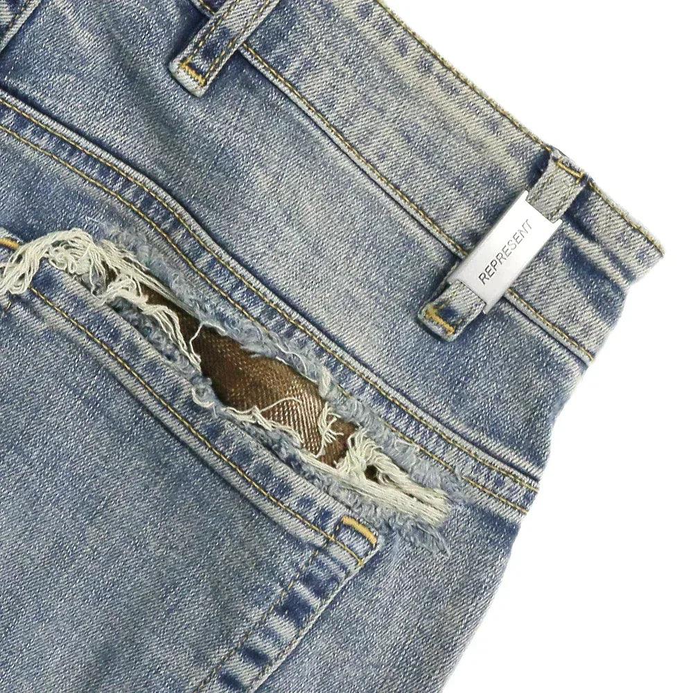Underwork Tartan Denim - REPRESENT - VENTURER