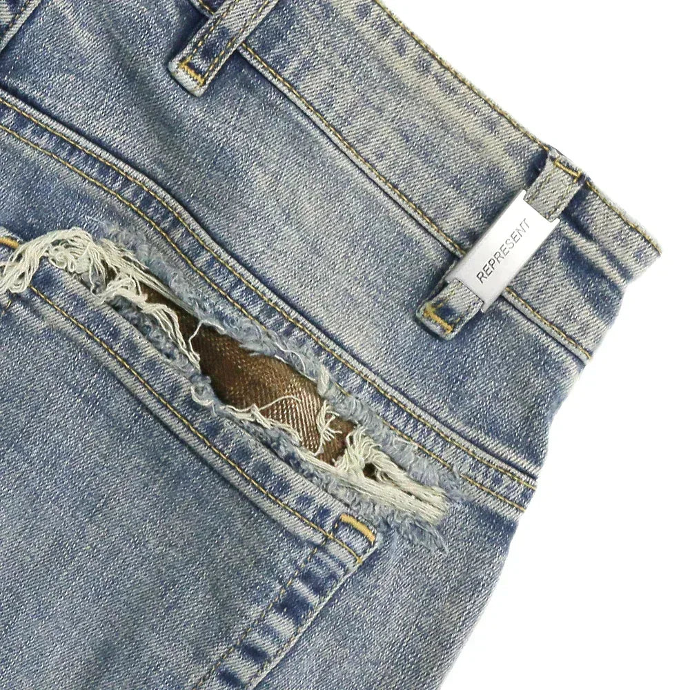 Underwork Tartan Denim - REPRESENT - VENTURER