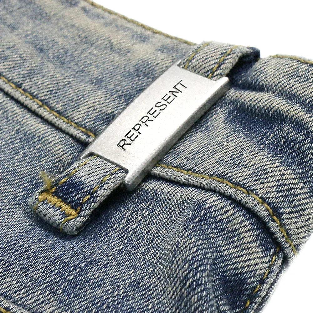 Underwork Tartan Denim - REPRESENT - VENTURER