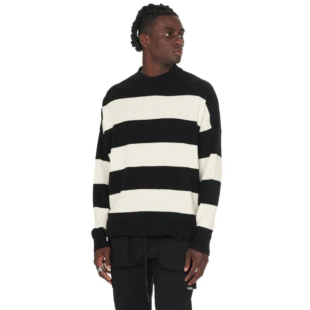 Stripe Knit Sweater - REPRESENT - VENTURER