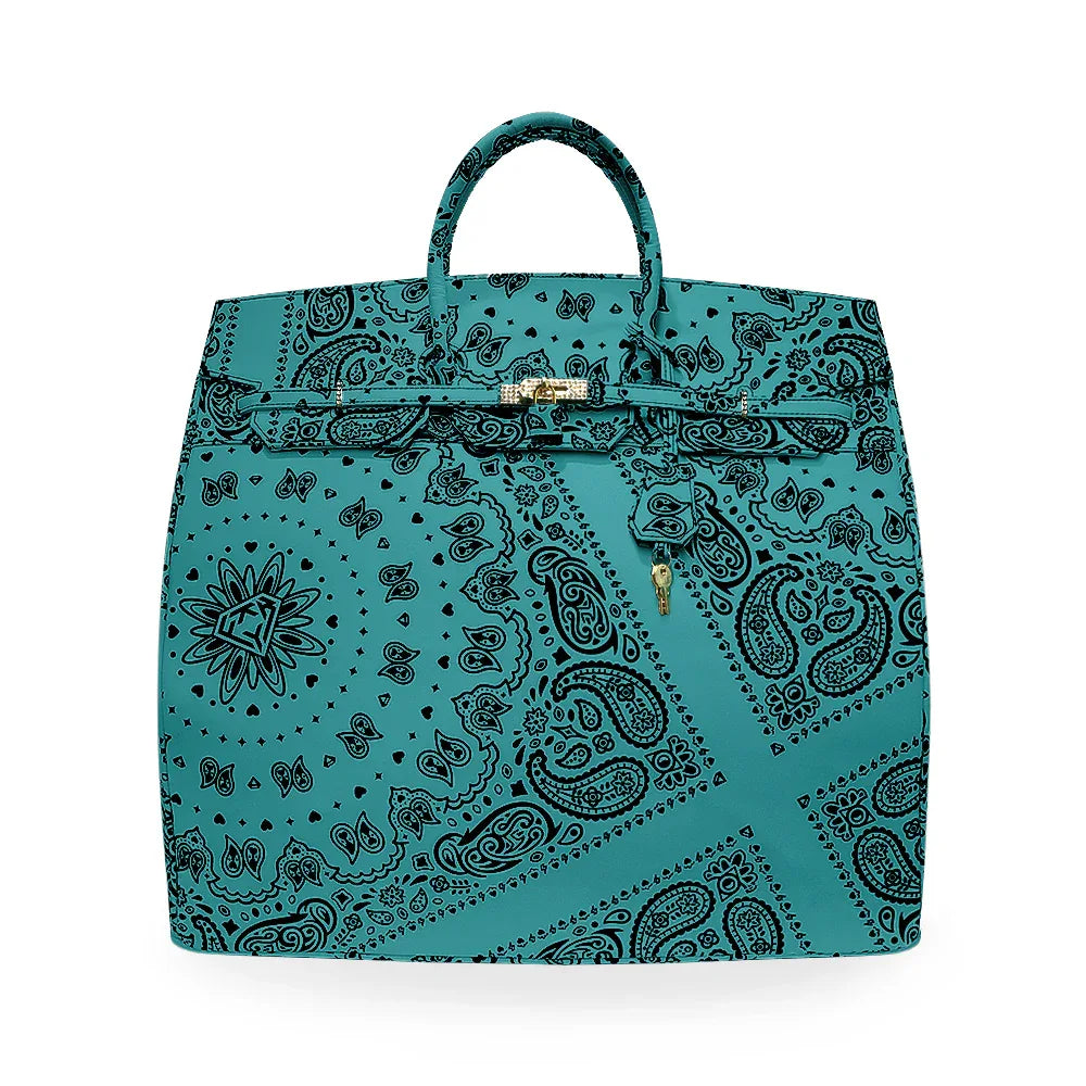 HERMETIC (ヘルメティック)商品ページ - Paisley Travel Bag - Green
