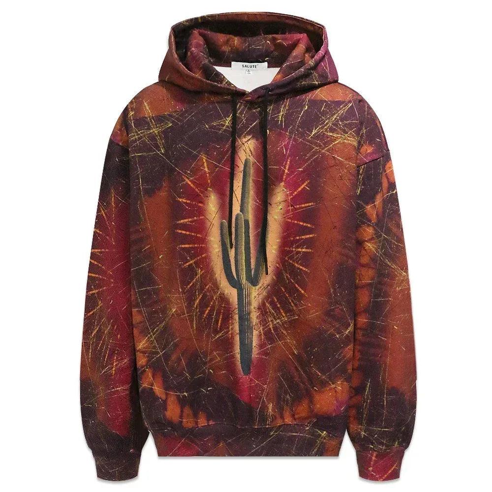 Cactus Printer Hoodie - SALUTE - VENTURER