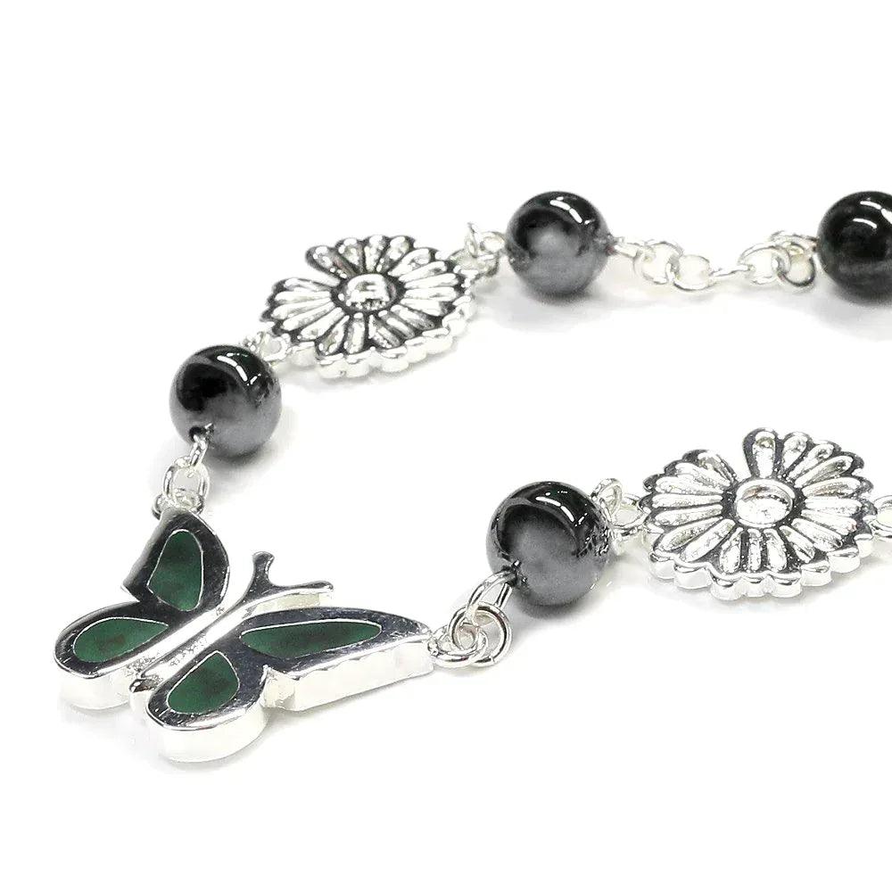Emerald Butterfly Black Angel Necklace - STUGAZI - VENTURER