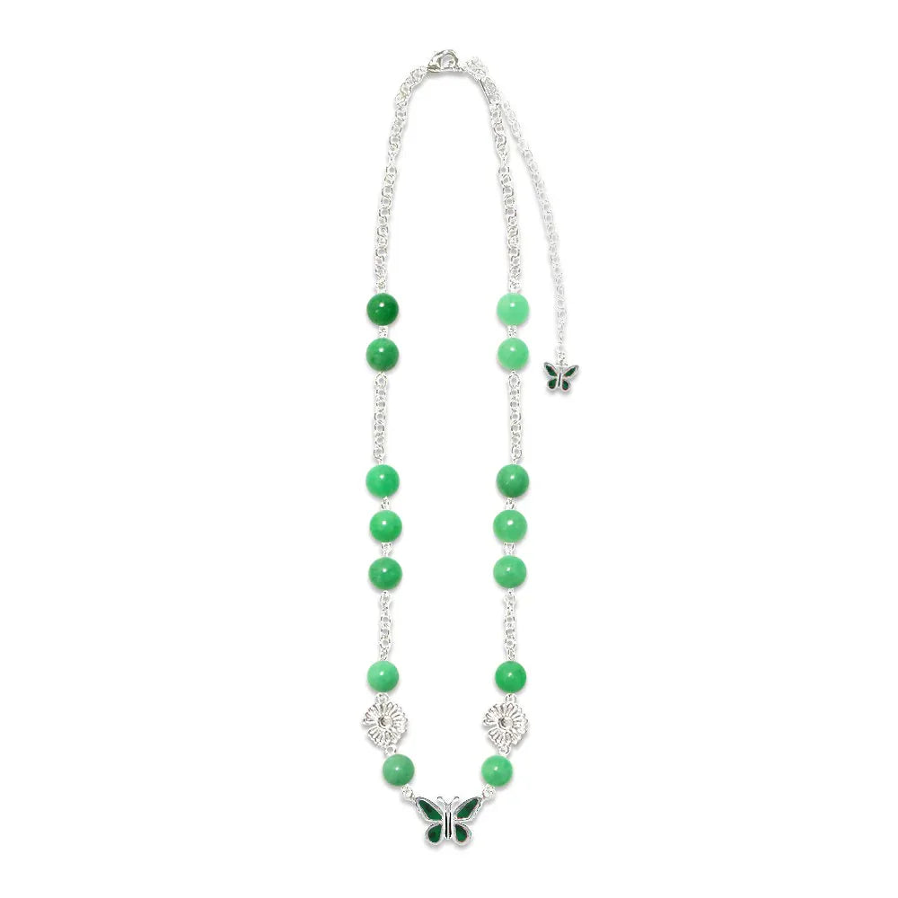 Emerald Butterfly Angel Necklace - STUGAZI - VENTURER
