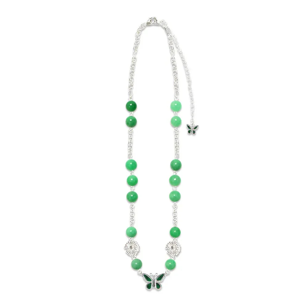 Emerald Butterfly Angel Necklace - STUGAZI - VENTURER