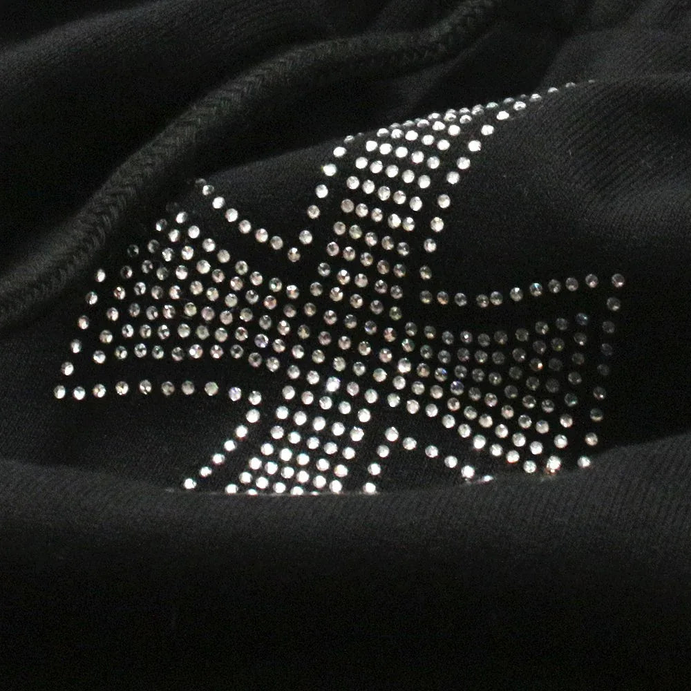 Cross Rhinestone Joggers - UNKNOWN LONDON - VENTURER