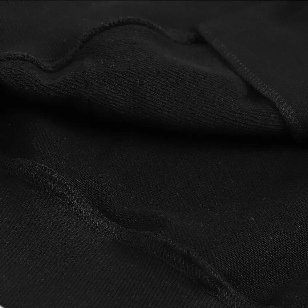 Cross Rhinestone Zip Up Hoodie - UNKNOWN LONDON - VENTURER