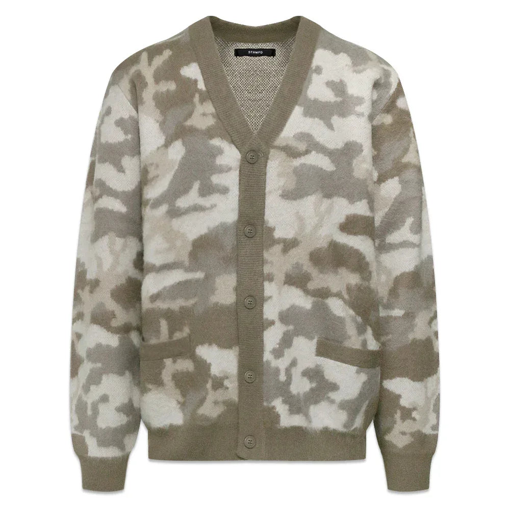 Camo Cardigan - STAMPD - VENTURER