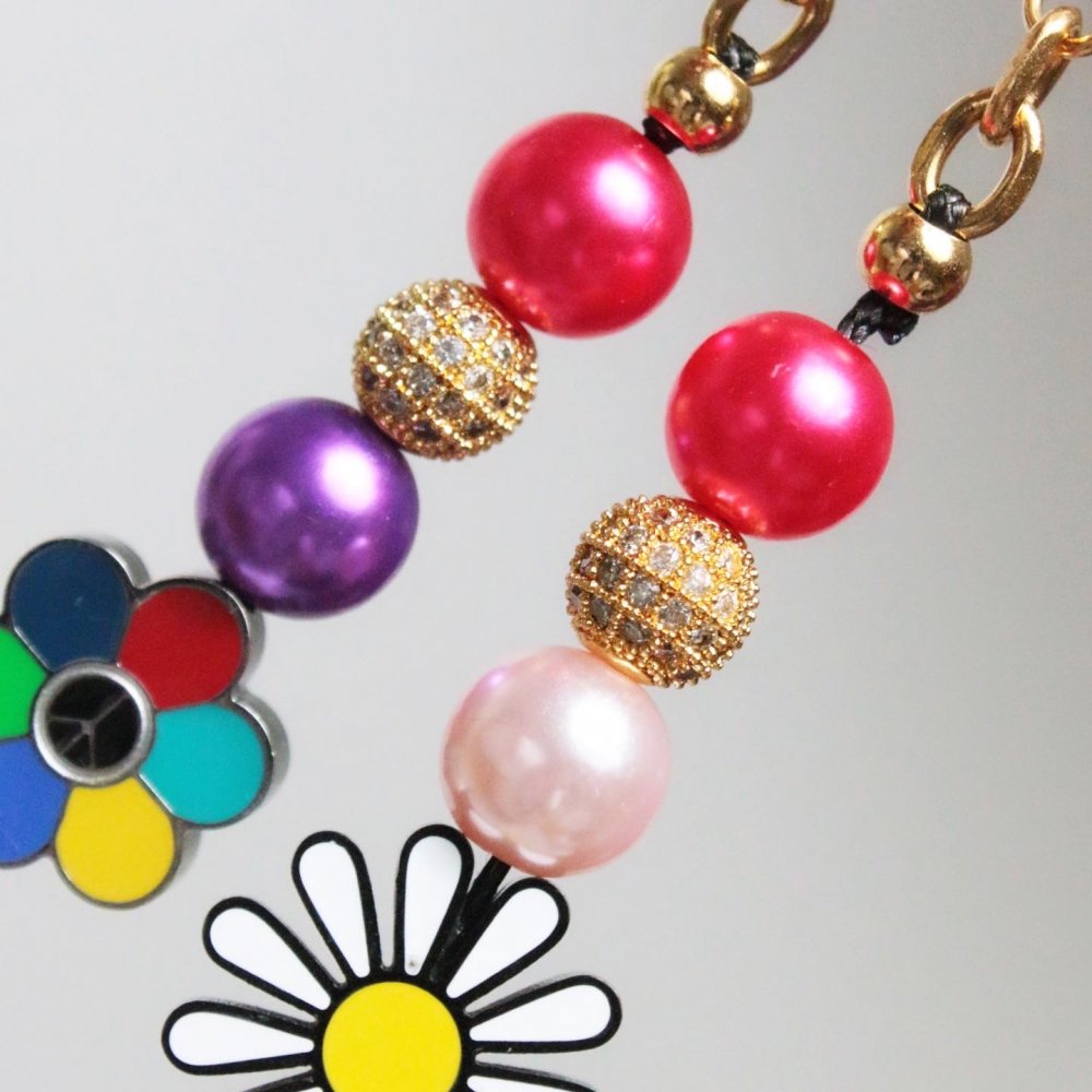 Flower Anarchy Smile Bracelet