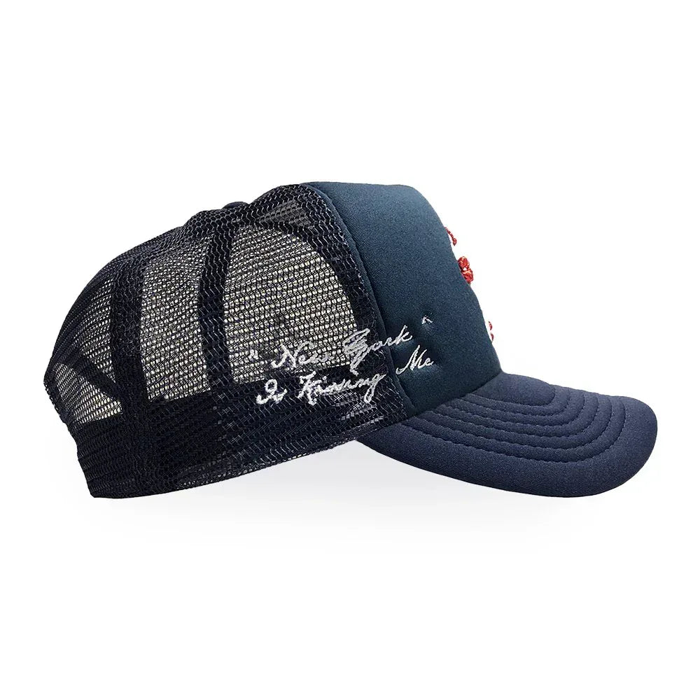 NY Is Kissing Me Trucker Hat - LA ROPA - VENTURER