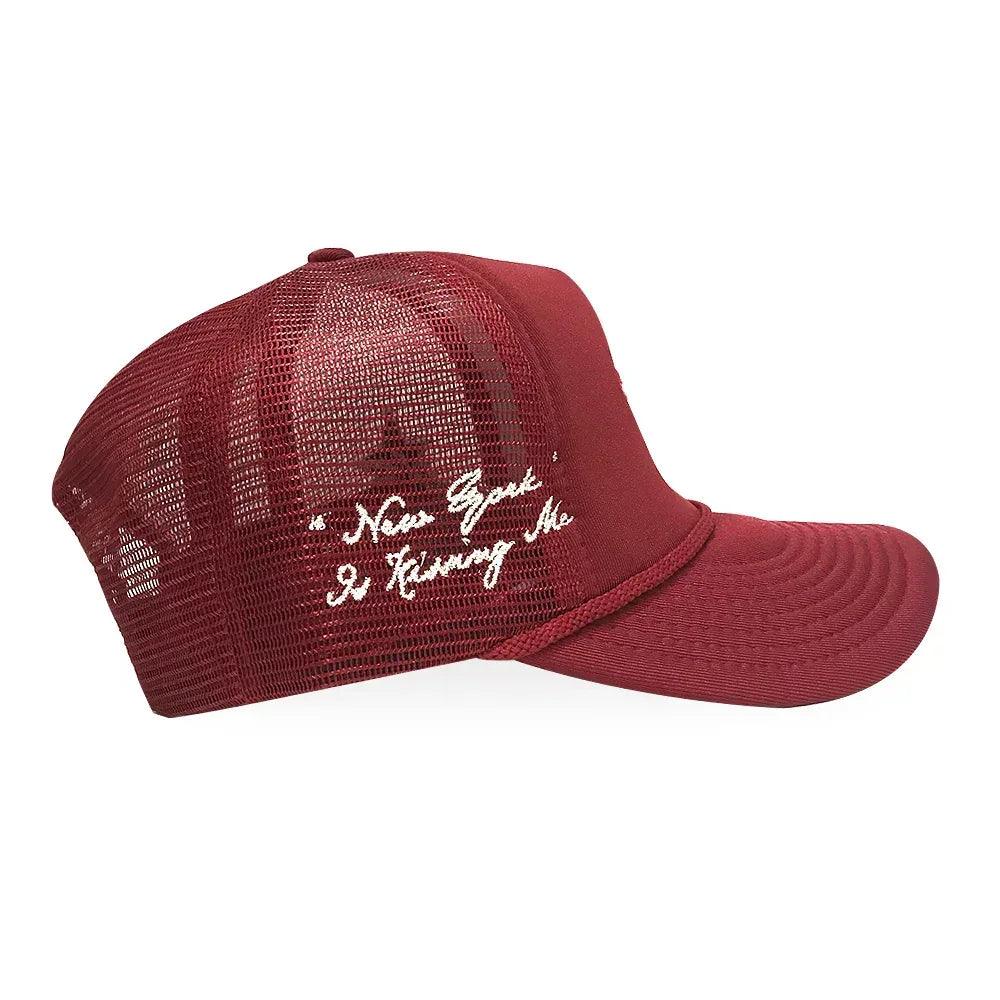 NY Is Kissing Me Trucker Hat - LA ROPA - VENTURER