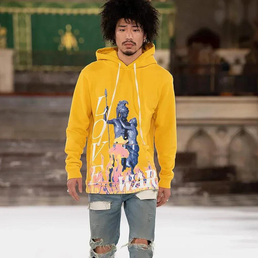 Love & War Relaxed Hoodie - LAUNDERED WORKS CORP - VENTURER