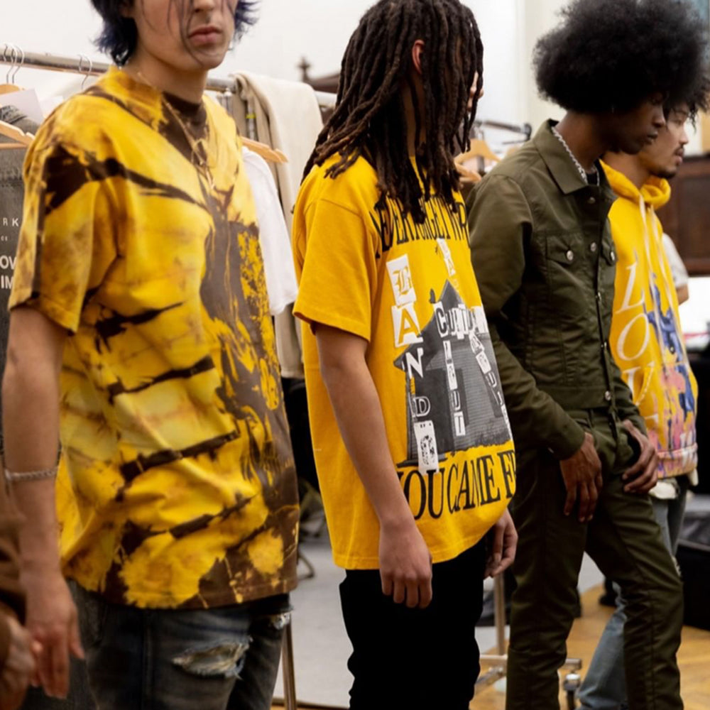 Flaming Skull Tie Dye T-Shirt