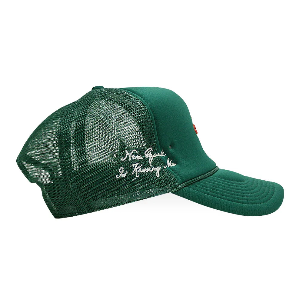 NY Is Kissing Me Trucker Hat - LA ROPA - VENTURER