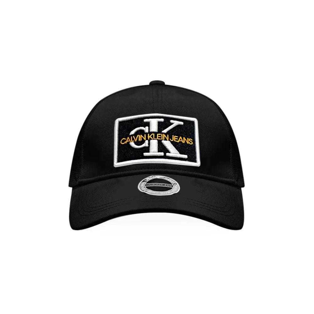 Monogram Logo Patch Trucker Cap - CALVIN KLEIN - VENTURER