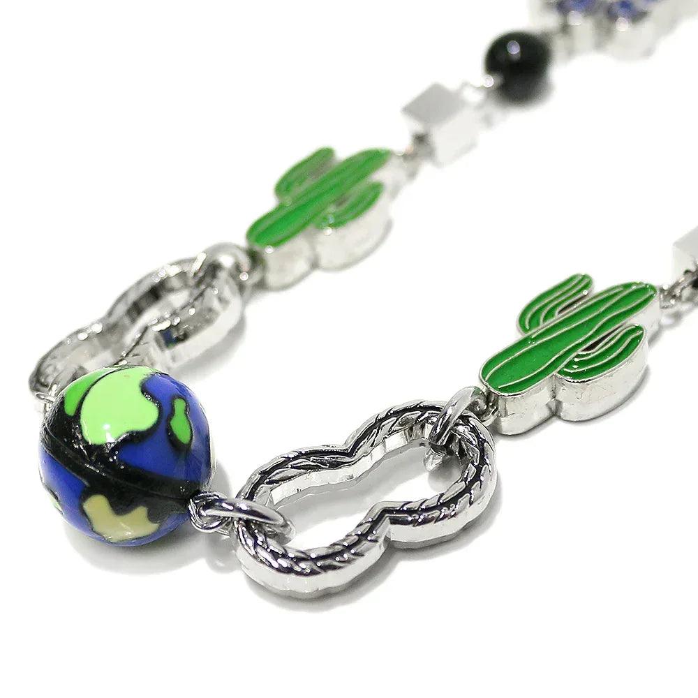 Cactus Flower Flame Necklace - SALUTE - VENTURER