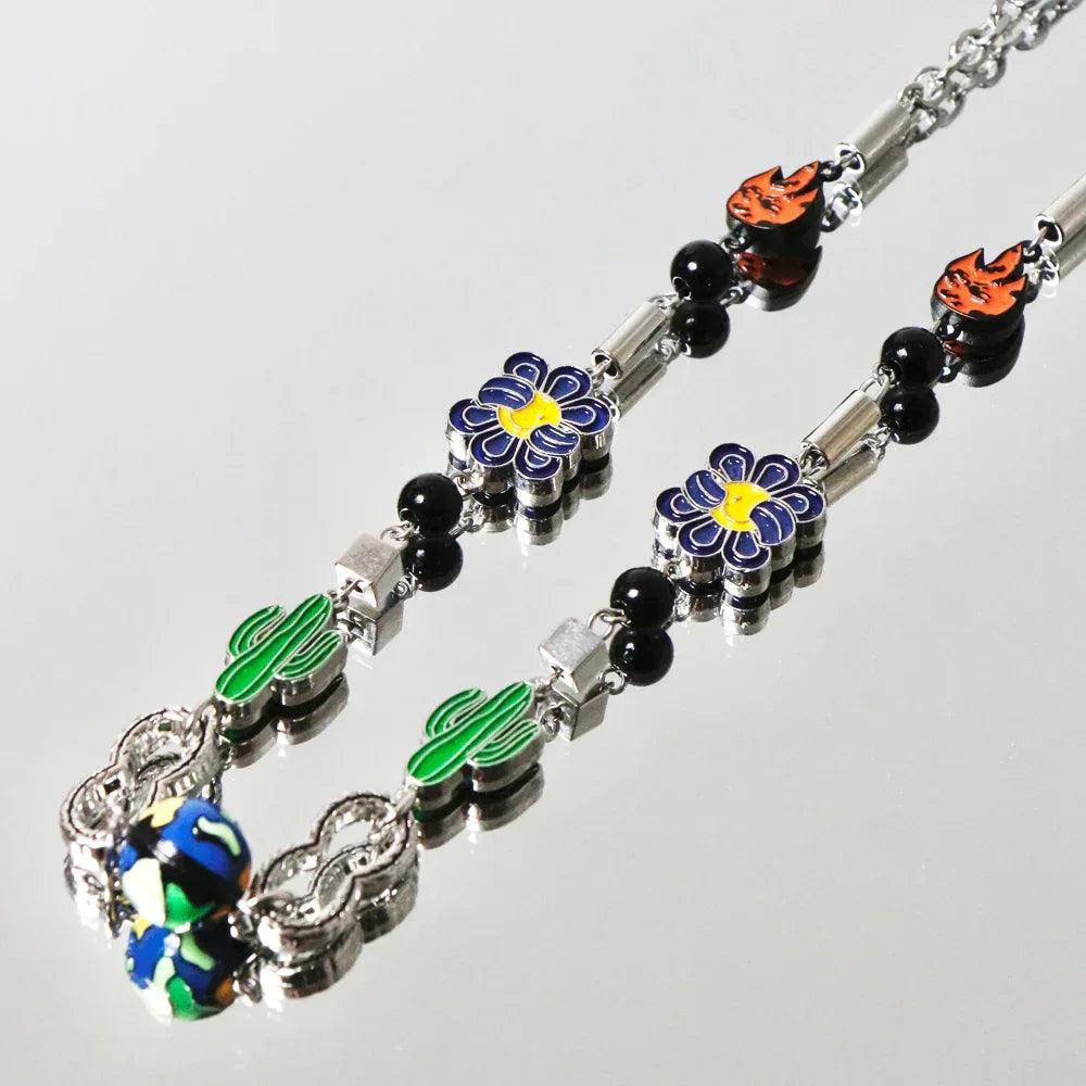 Cactus Flower Flame Necklace - SALUTE - VENTURER