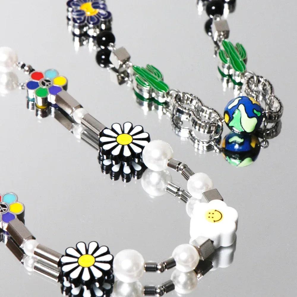 Cactus Flower Flame Necklace - SALUTE - VENTURER
