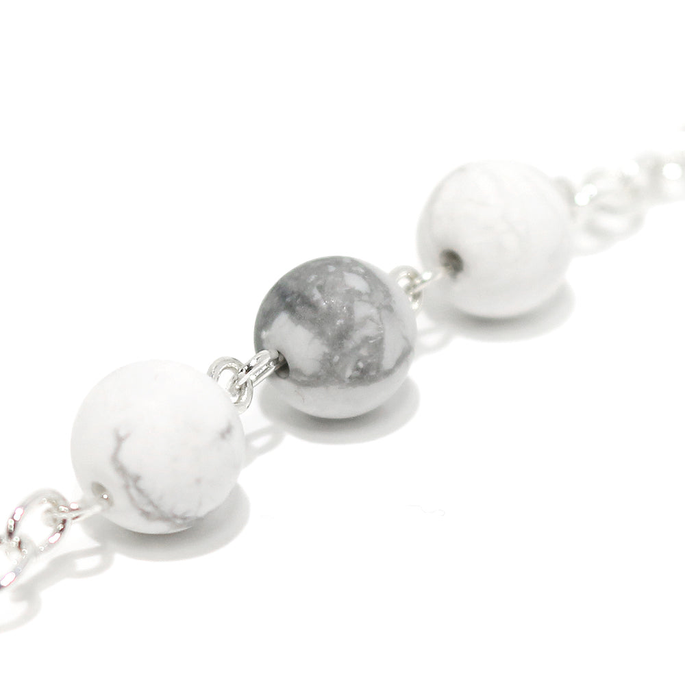 White Turquoise Angel Necklace