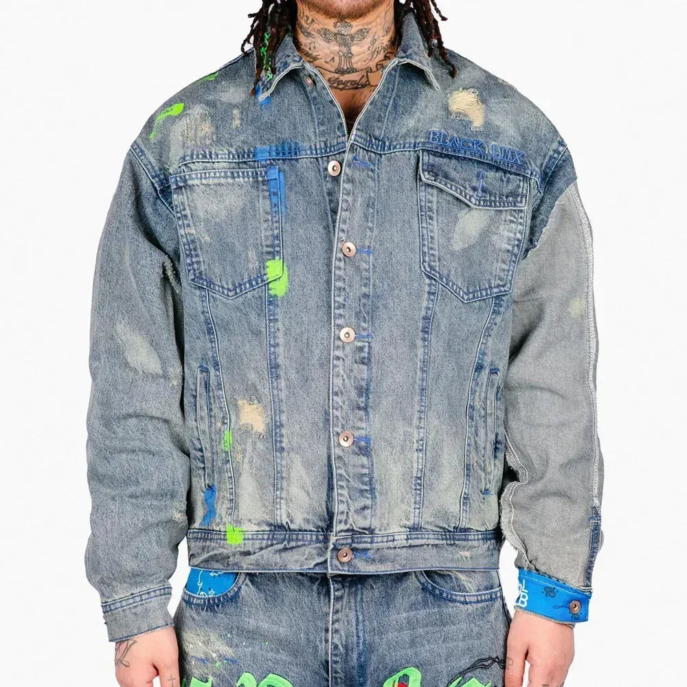 EVAE Destroy Denim Jacket - EVAE MOB - VENTURER