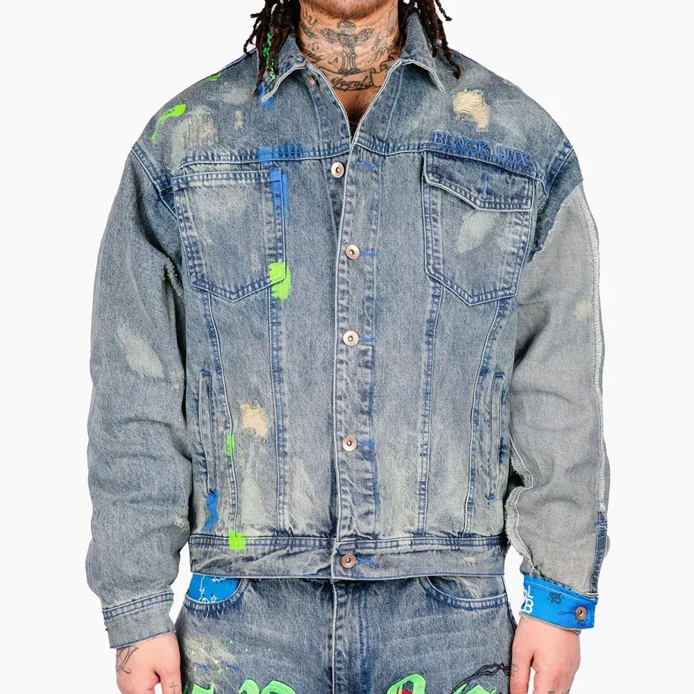 EVAE Destroy Denim Jacket - EVAE MOB - VENTURER