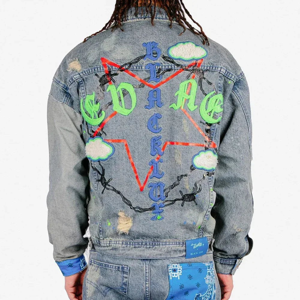 EVAE Destroy Denim Jacket - EVAE MOB - VENTURER