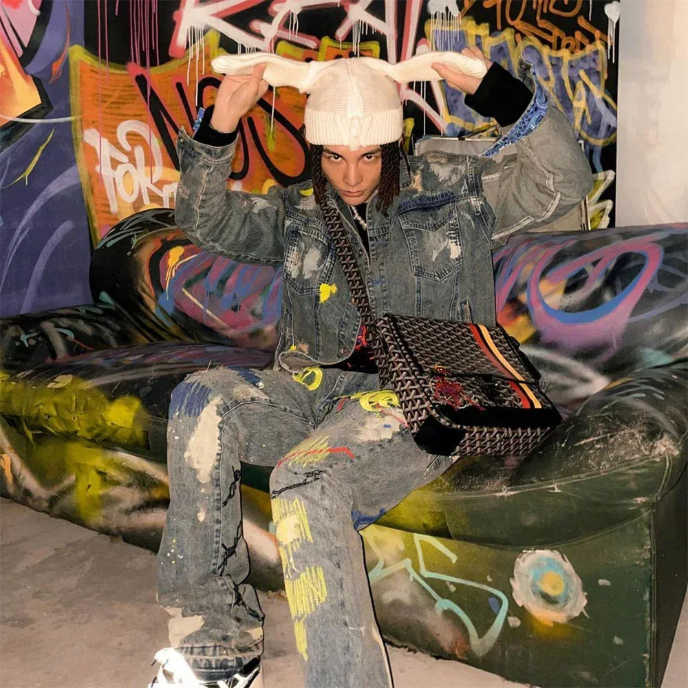 EVAE Destroy Denim Jacket - EVAE MOB - VENTURER