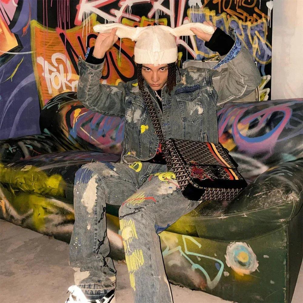 EVAE Destroy Denim Jacket - EVAE MOB - VENTURER