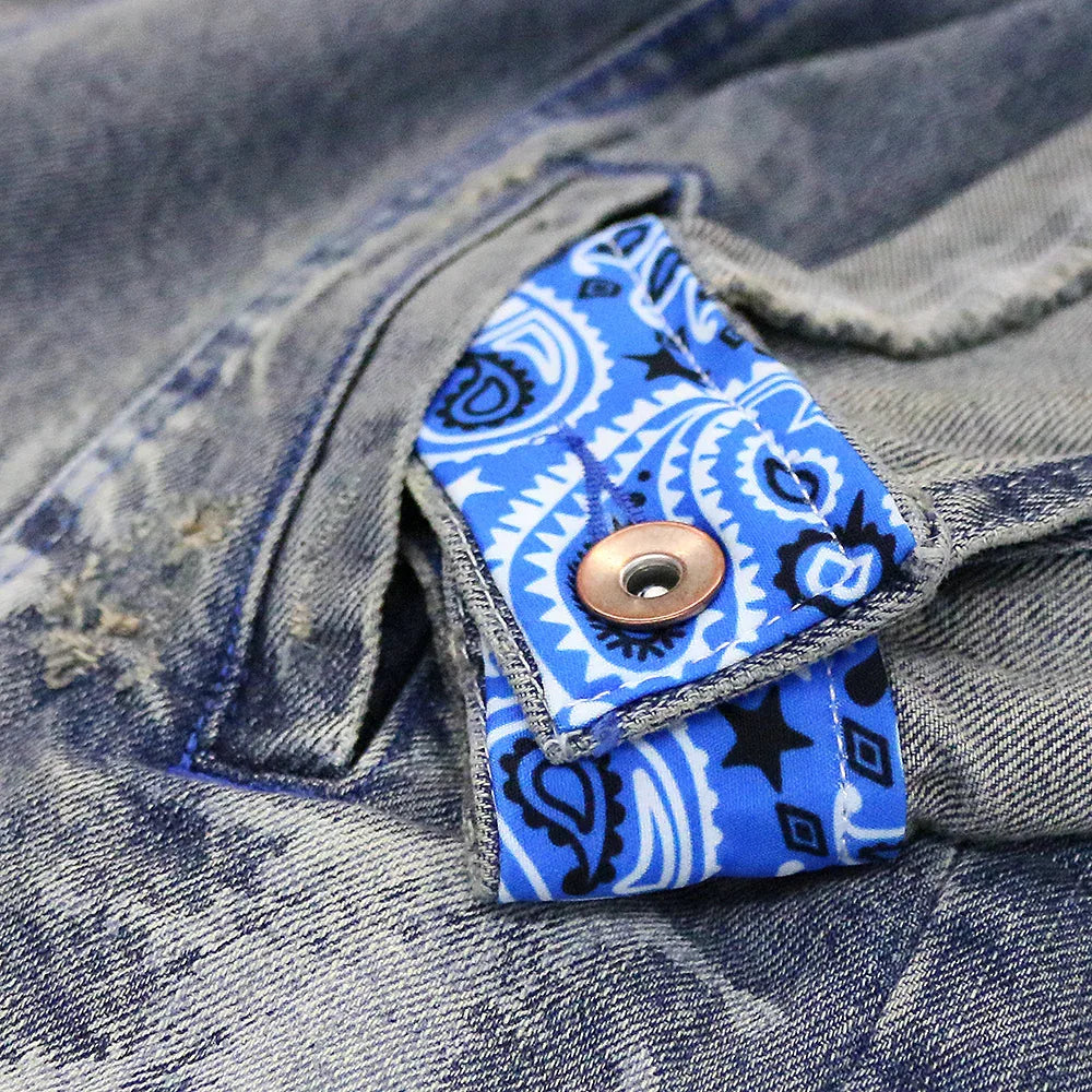 EVAE Destroy Denim Jacket - EVAE MOB - VENTURER