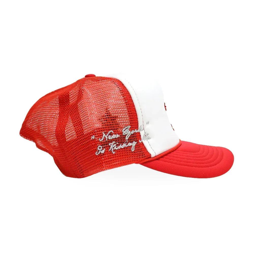 NY Is Kissing Me Trucker Hat - LA ROPA - VENTURER