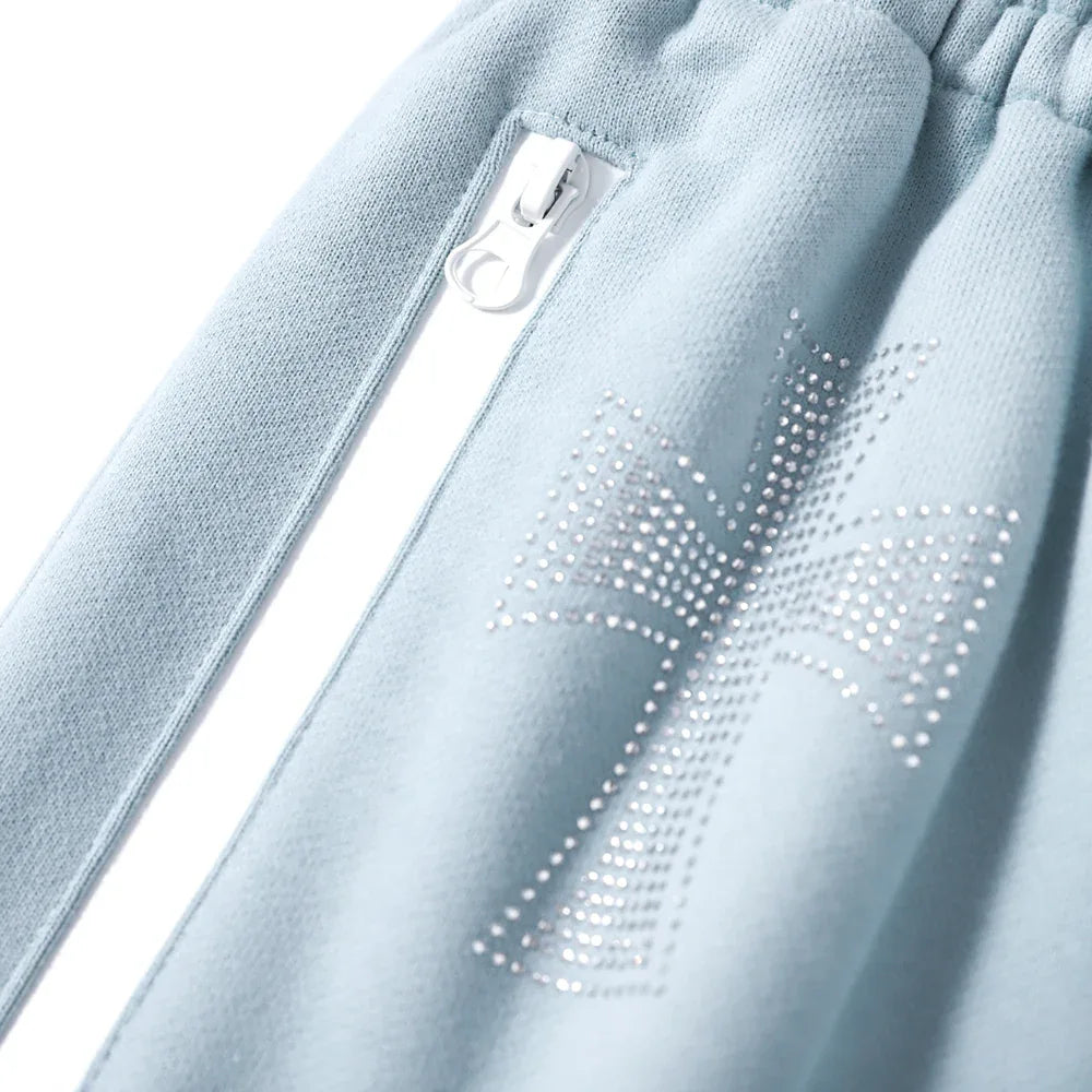 Cross Rhinestone Shorts - UNKNOWN LONDON - VENTURER