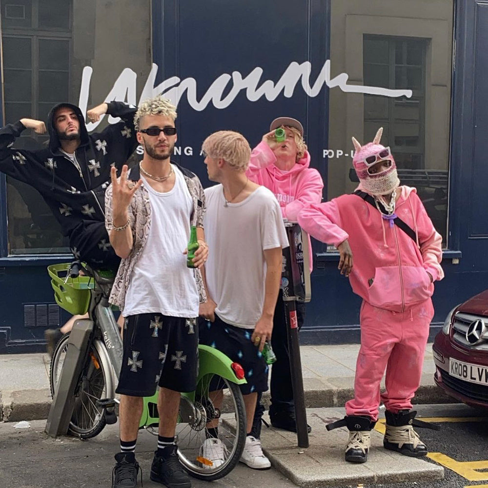 Cross Rhinestone Shorts