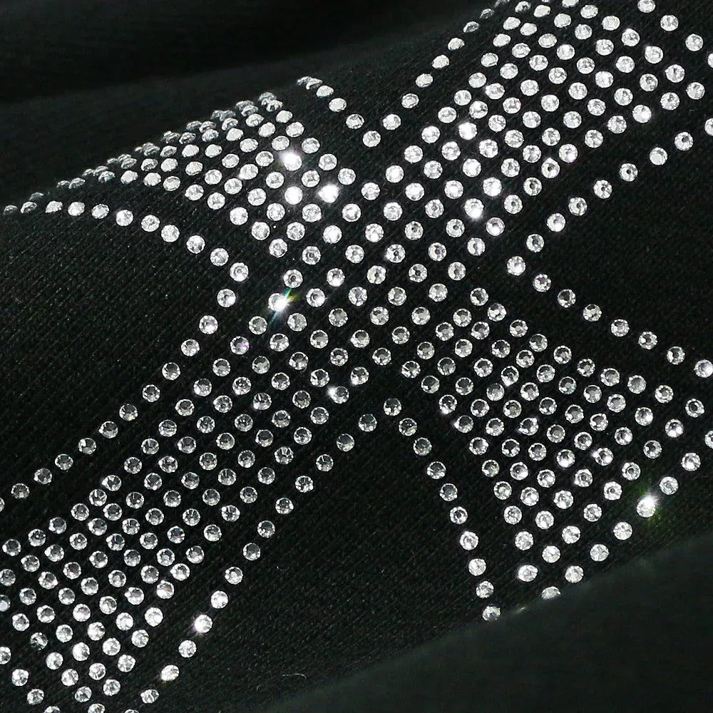 Cross Rhinestone Shorts - UNKNOWN LONDON - VENTURER