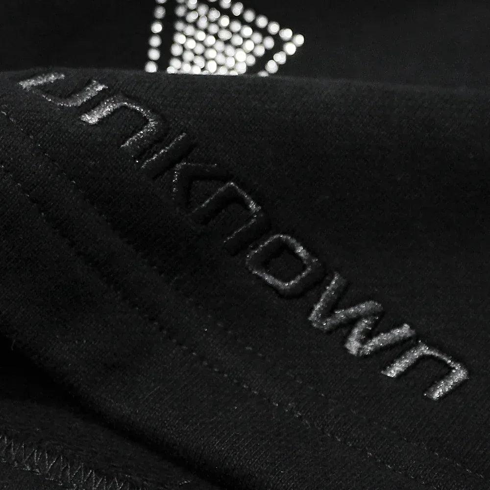 Cross Rhinestone Shorts - UNKNOWN LONDON - VENTURER