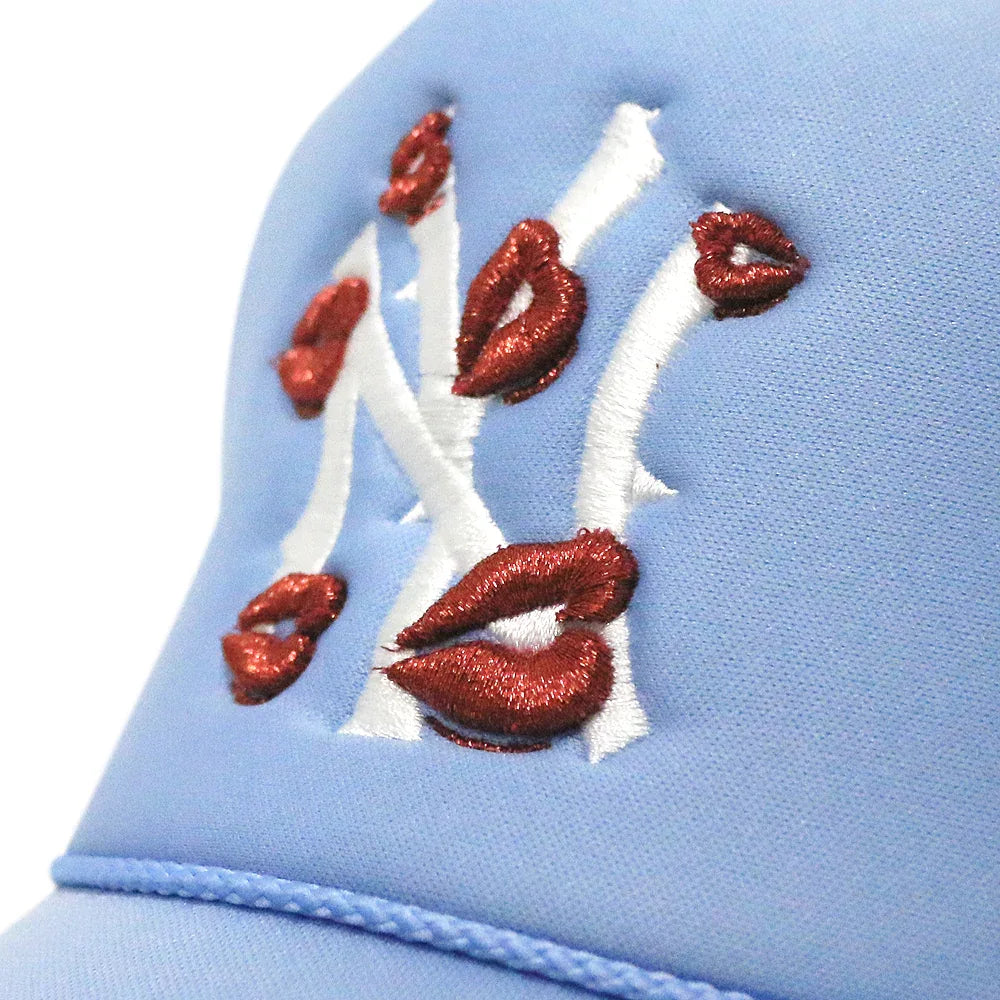 NY Is Kissing Me Trucker Hat - LA ROPA - VENTURER
