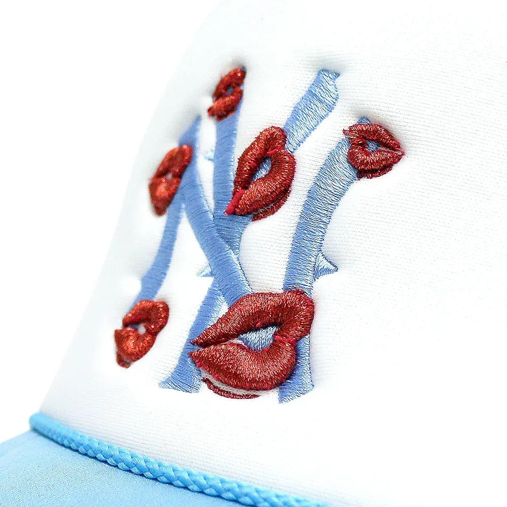 NY Is Kissing Me Trucker Hat - LA ROPA - VENTURER