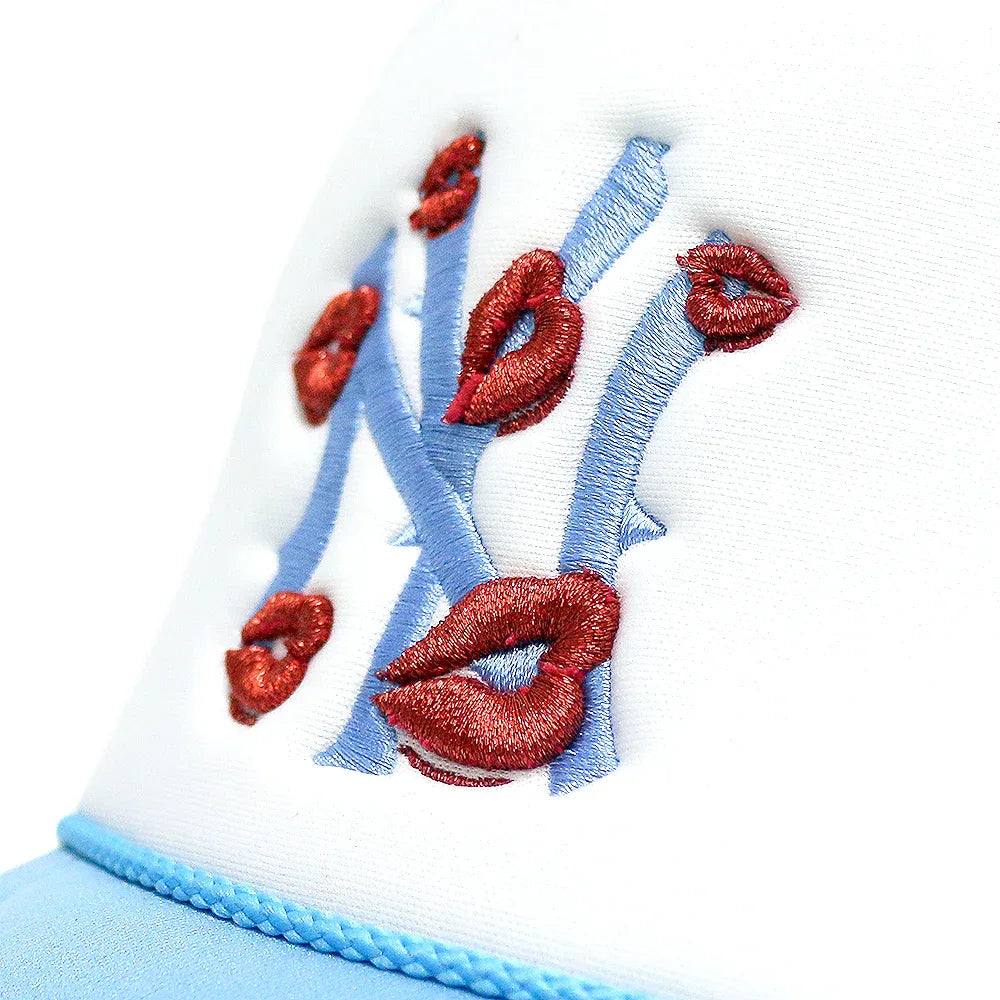 NY Is Kissing Me Trucker Hat - LA ROPA - VENTURER