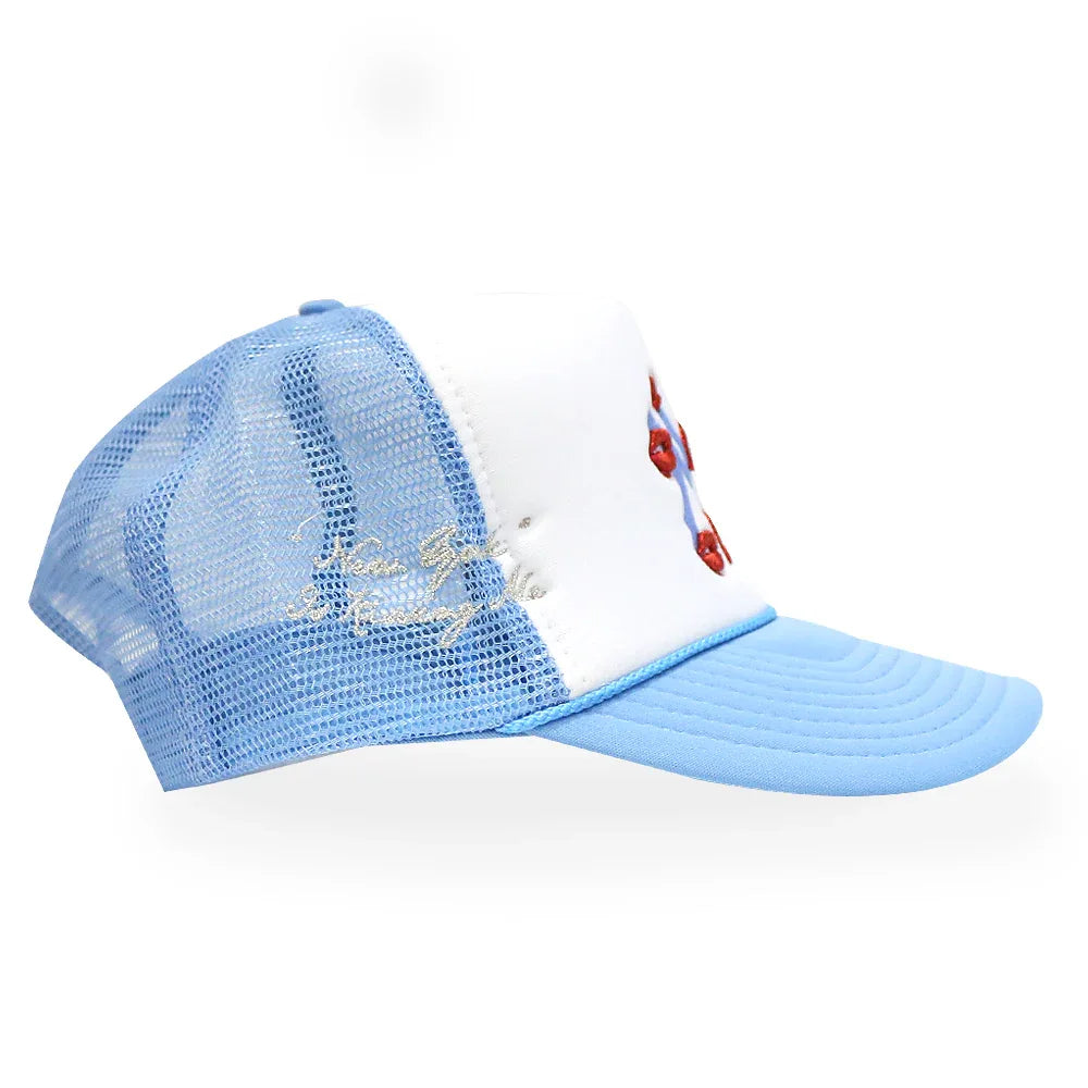 NY Is Kissing Me Trucker Hat - LA ROPA - VENTURER