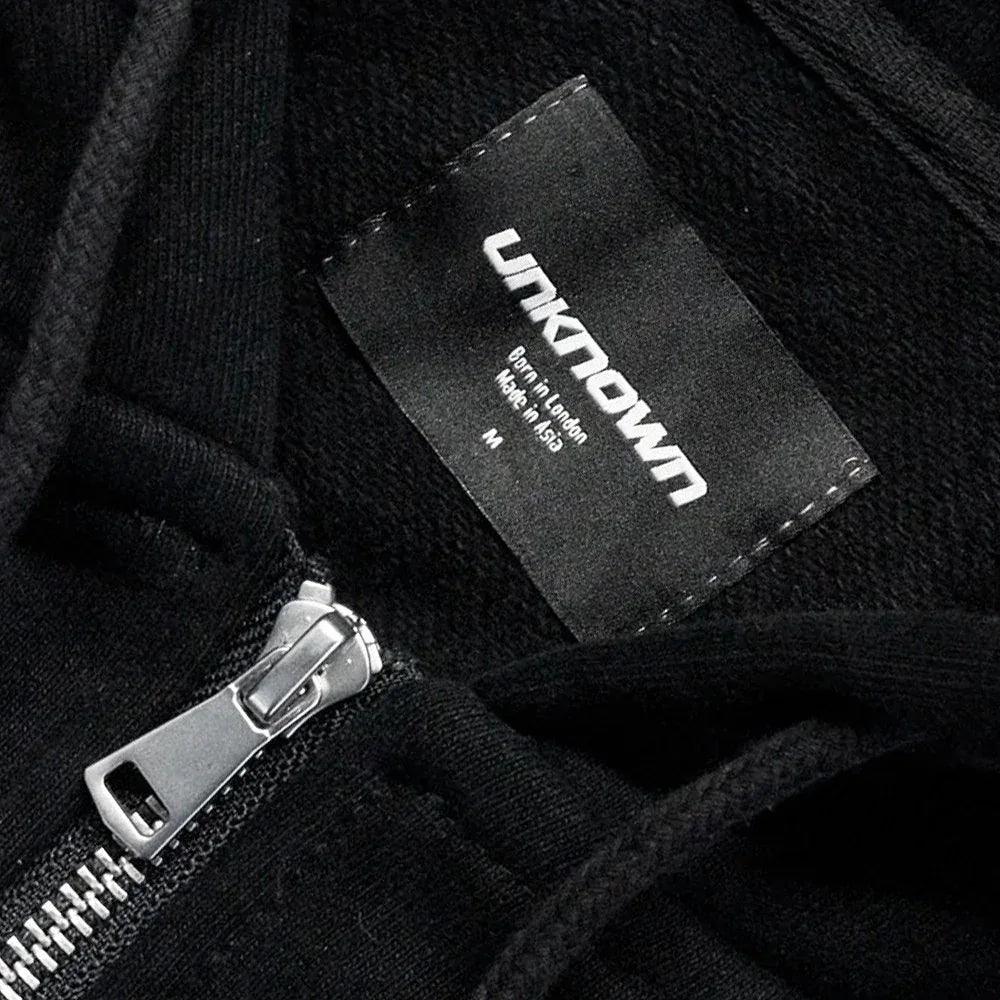 Dagger Rhinestone Zip Hoodie - UNKNOWN LONDON - VENTURER