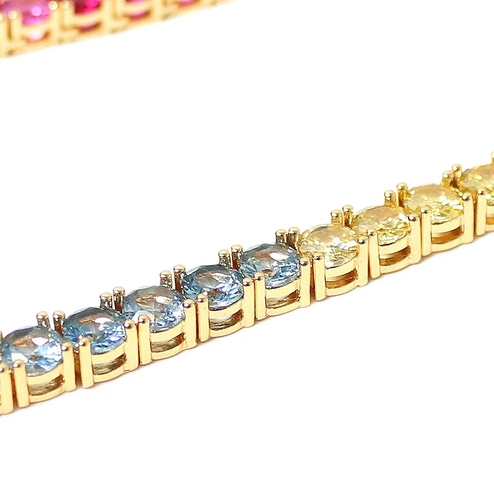 Rainbow Zirconia Angel Necklace - STUGAZI - VENTURER