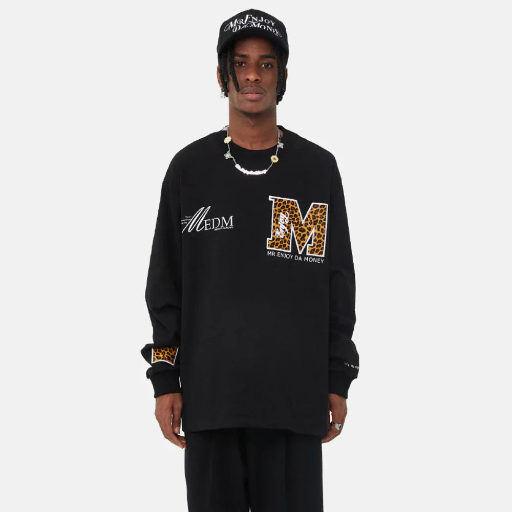 MEDM Leopard Long Sleeve Tee