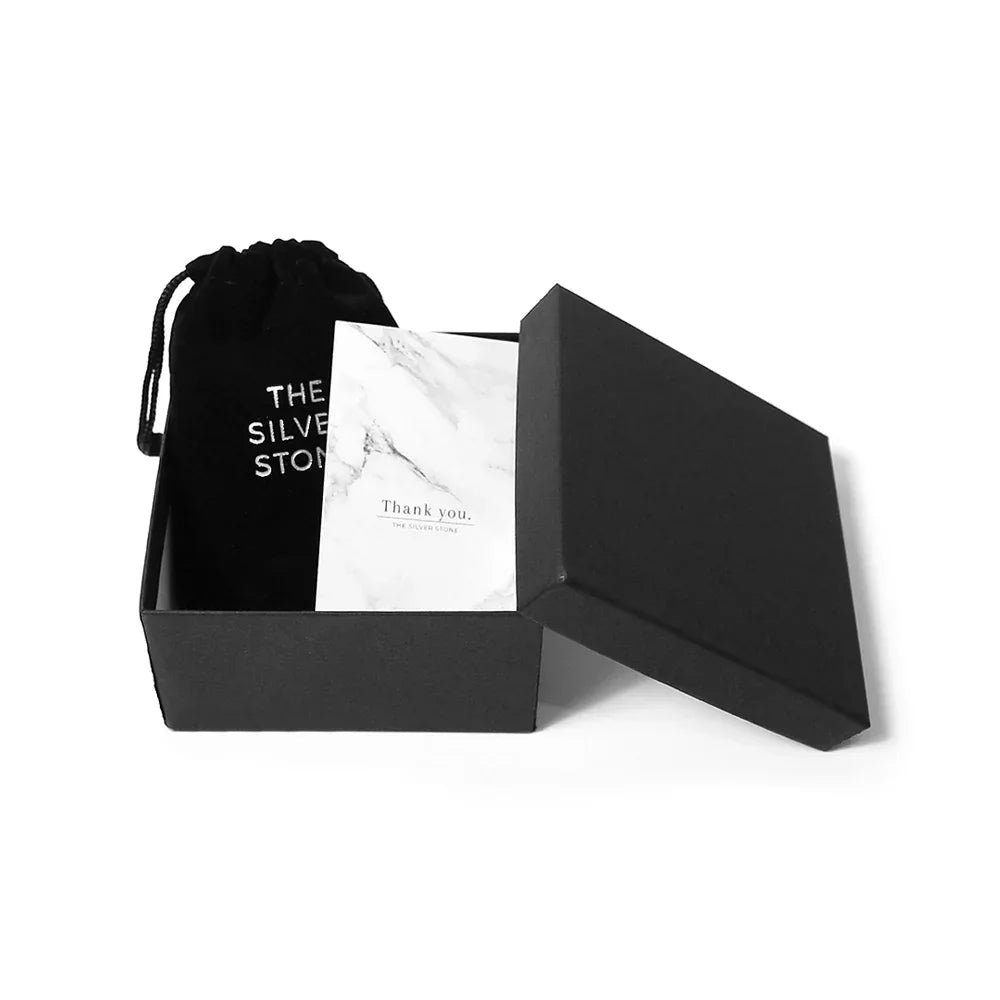 Curb Ring - THE SILVER STONE - VENTURER