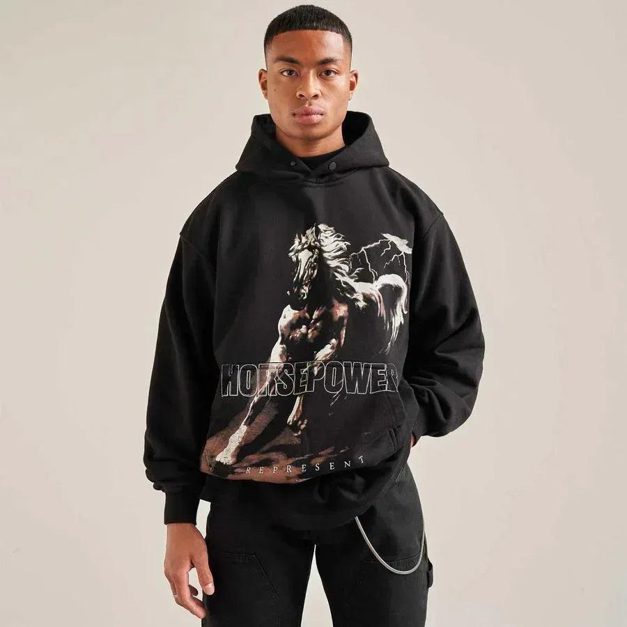 Horse Power Hoodie - REPRESENT - VENTURER