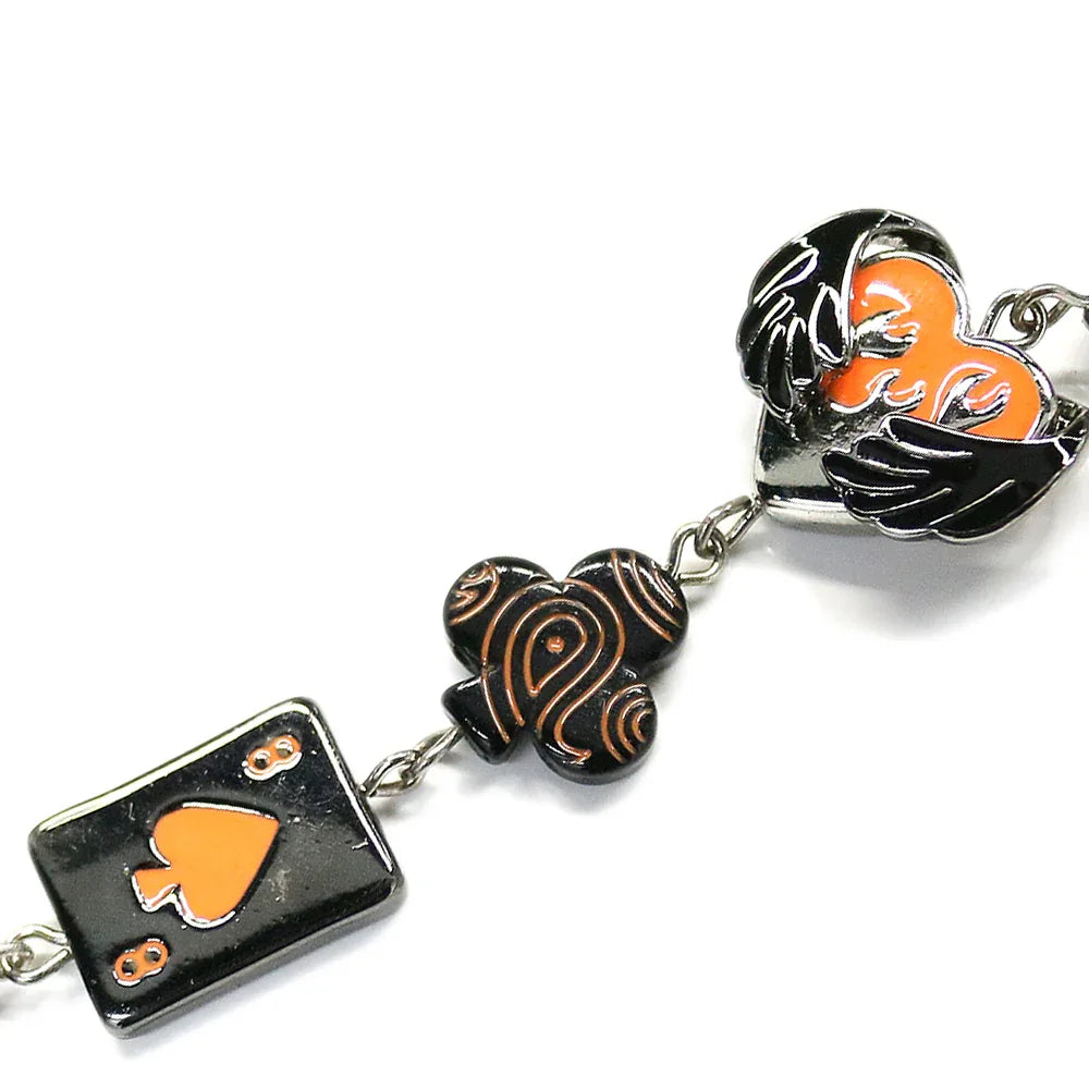 Orange Lucky Star Smiley Necklace - MAISON EMERALD - VENTURER