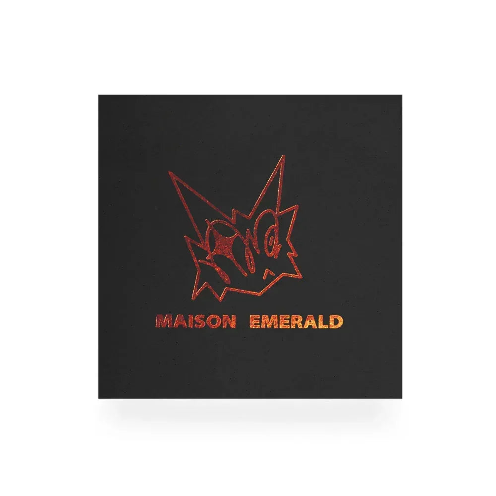 Orange Lucky Star Smiley Necklace - MAISON EMERALD - VENTURER