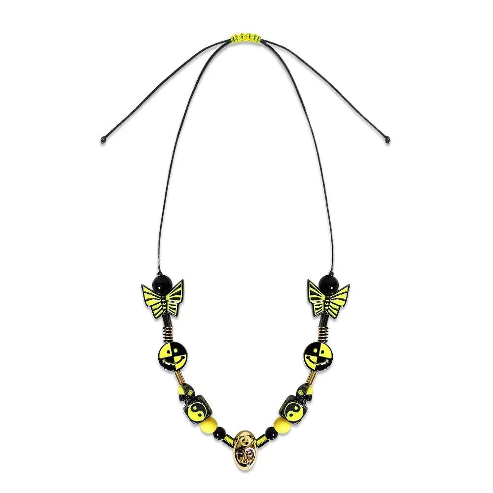 EVAE+MOB(エバーモブ)商品ページ - EVAE Testing Smiley Necklace 